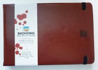 BAOHONG, Скетчбук (24 листа), хлопок, 300 гр/м.кв, Мелкозернистая 160x240мм